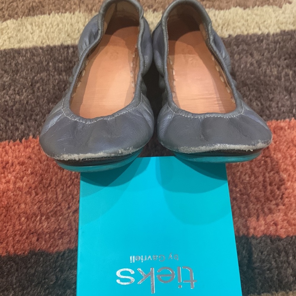 Tieks Metallic Ballet Flats With Box - image 3